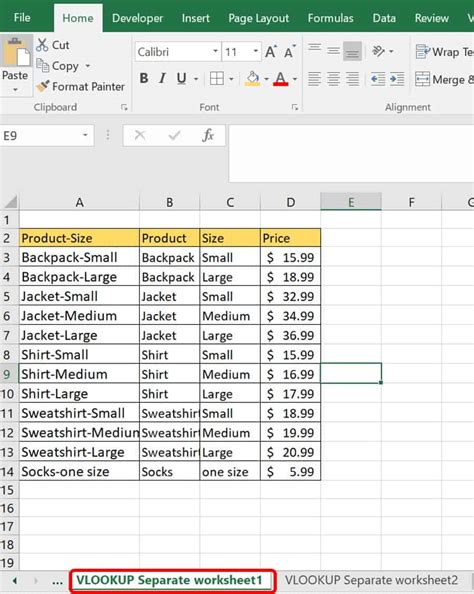 vlookup practice sheets.